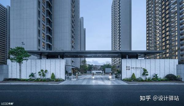 30个住宅小区出入口设计,5种常见设计形式 - 知乎