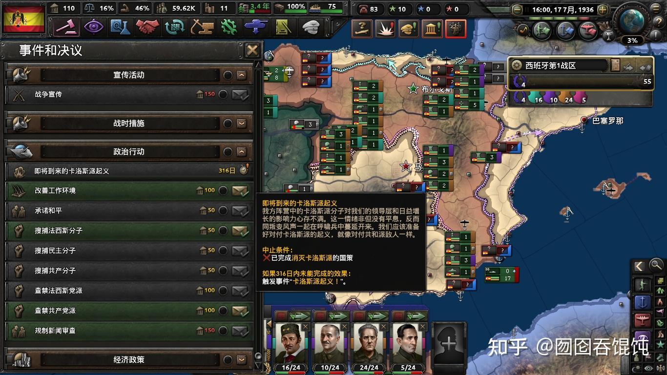 钢铁雄心4图文战报(西班牙——太阳照常升起) - 知乎