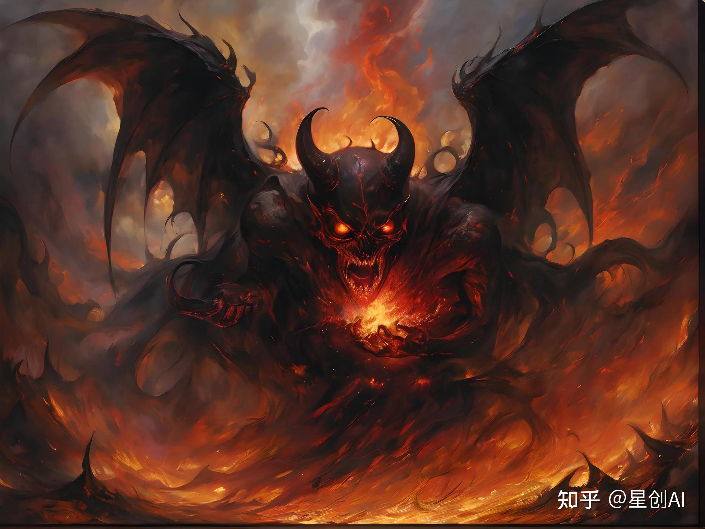 ai绘画天使与恶魔的情感对白