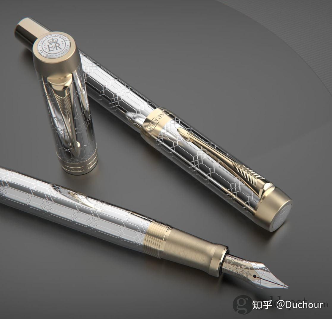 新品220417派克世纪女王登基70年白金禧纪念限量钢笔