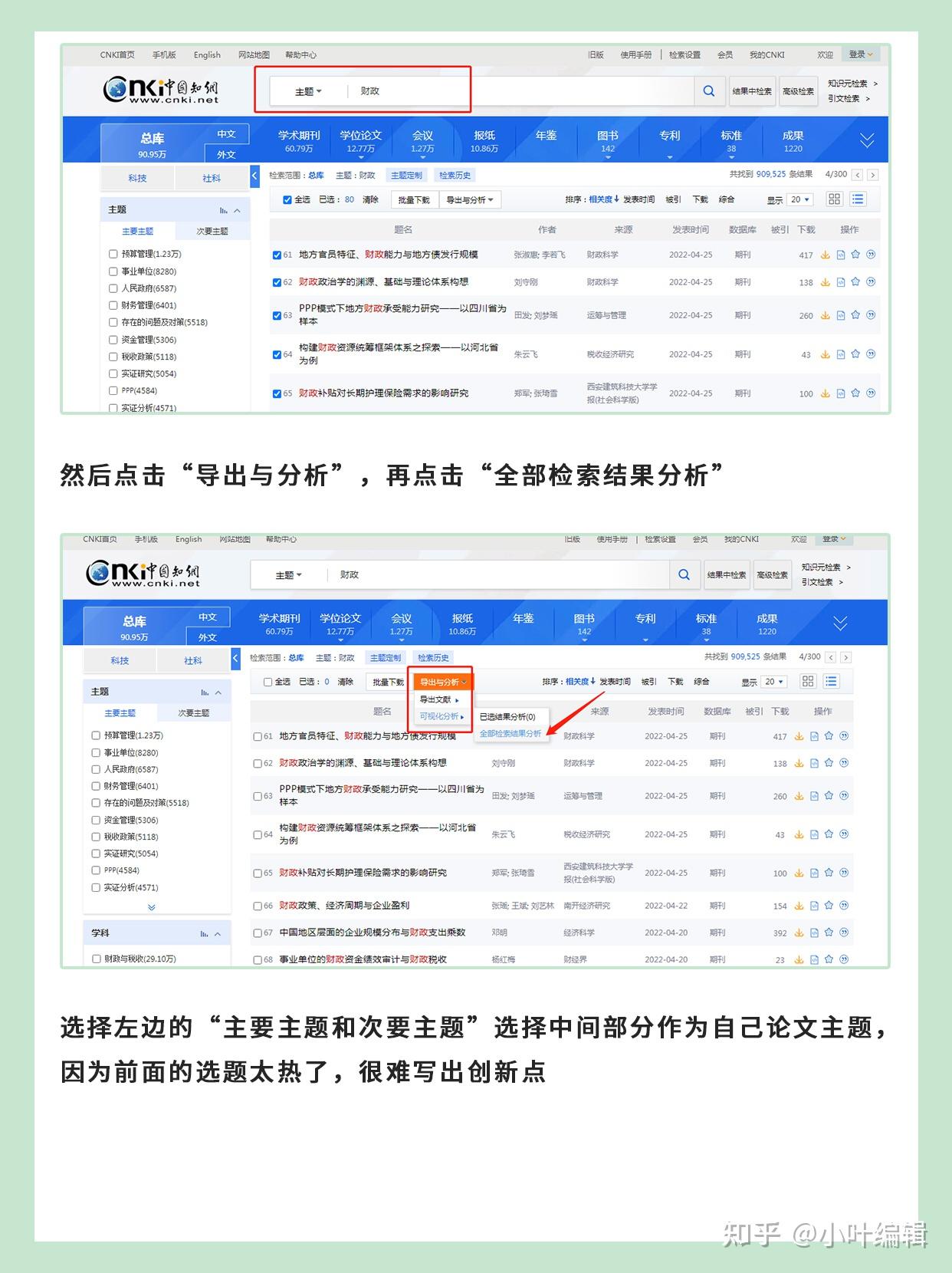 论文选题不再愁|1天搞定知网选题 - 知乎