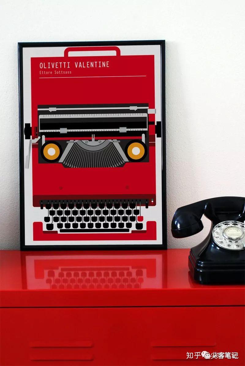 olivetti valentine 情人节打字机 收藏指南 - 知乎