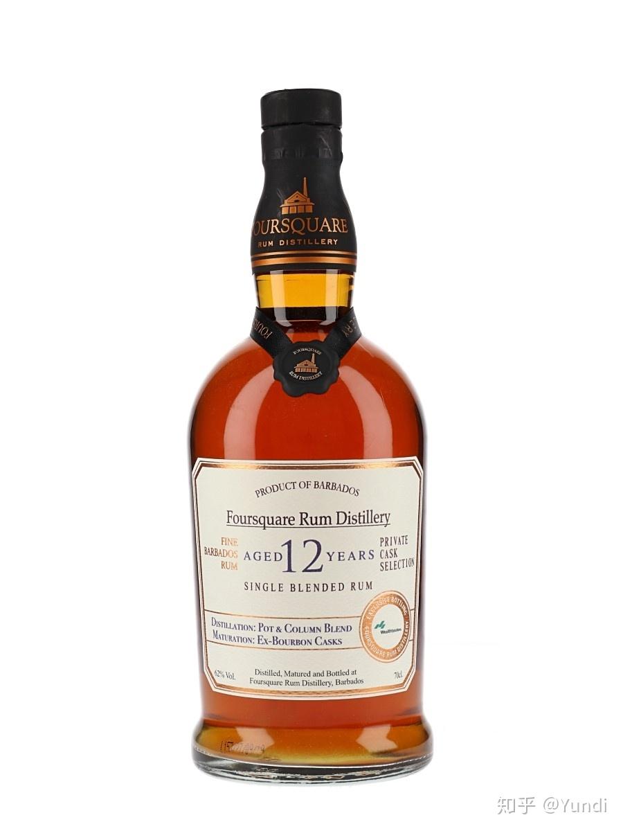 巴巴多斯朗姆foursquare2008detente10年两款横评171172