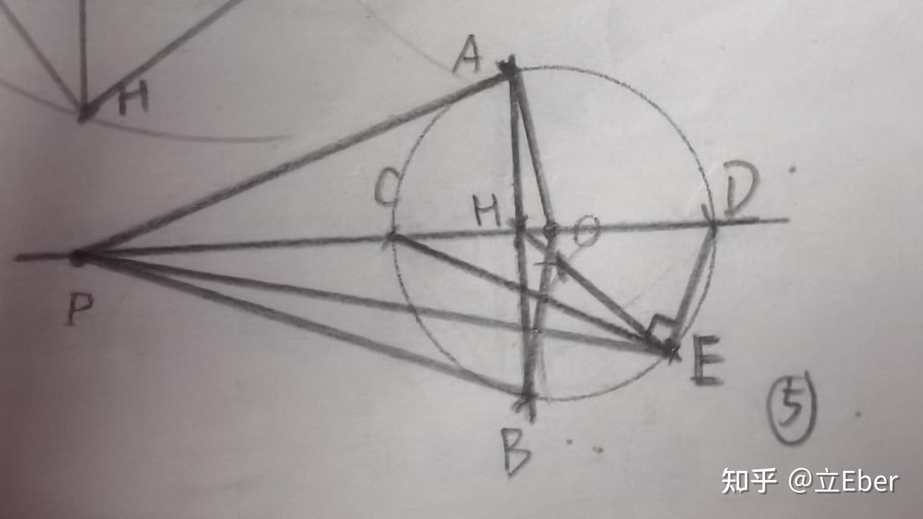 尺规作过圆外一点的切线的 常用方法（初中考试必备） - 知乎