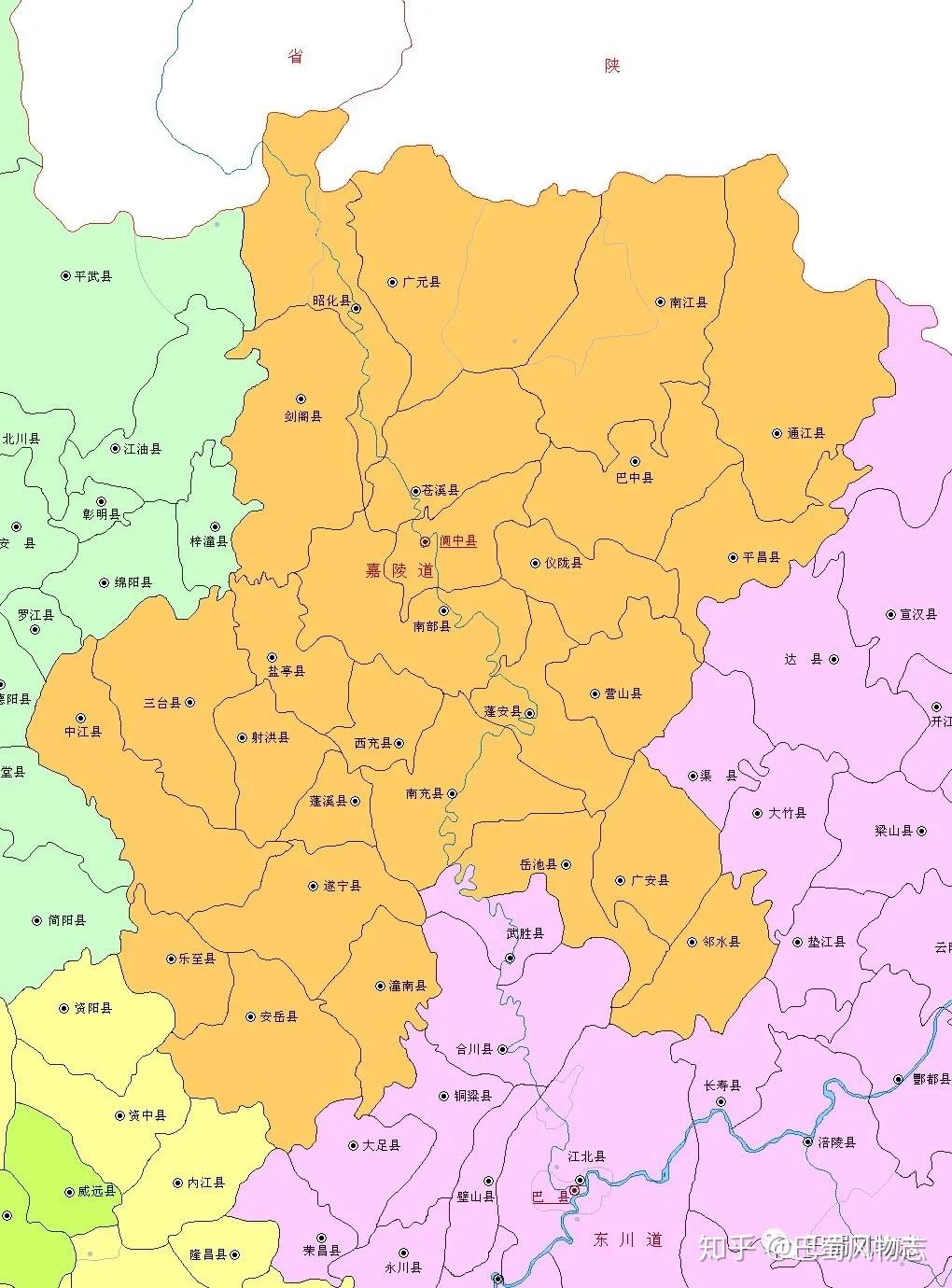 阆中有嘉陵江水运之便,又北扼入川要道,地理位置得天独厚,古人称其为"