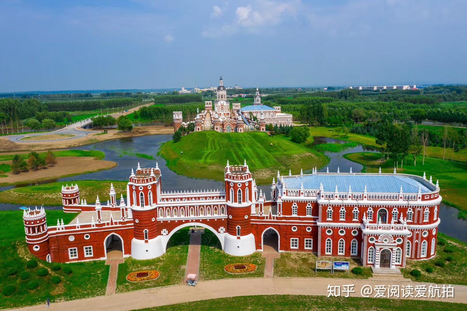 dji大疆无人机航拍哈尔滨之夏季伏尔加庄园十二