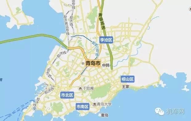 青岛摩托车禁行路段图图片