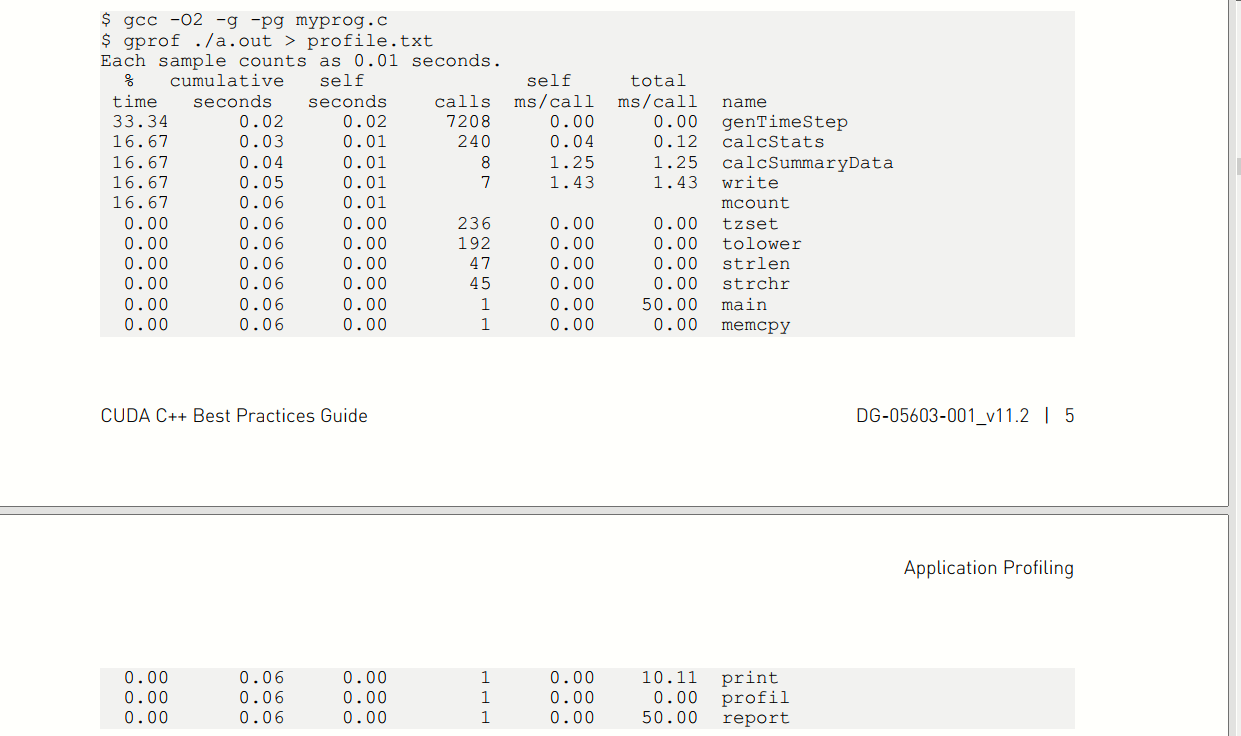 based on gprof, which is an open-source profiler for linux