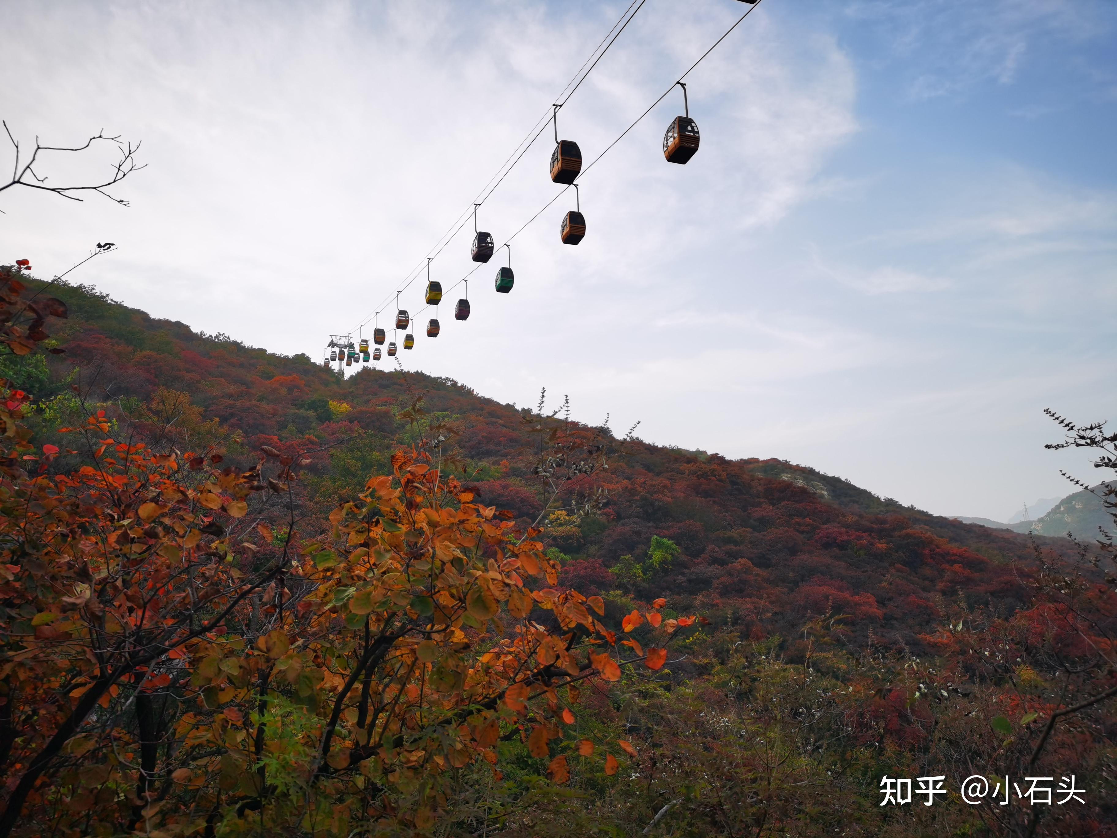 北京房山区一日游,坡峰岭红叶正当时,人少景好,不堵车