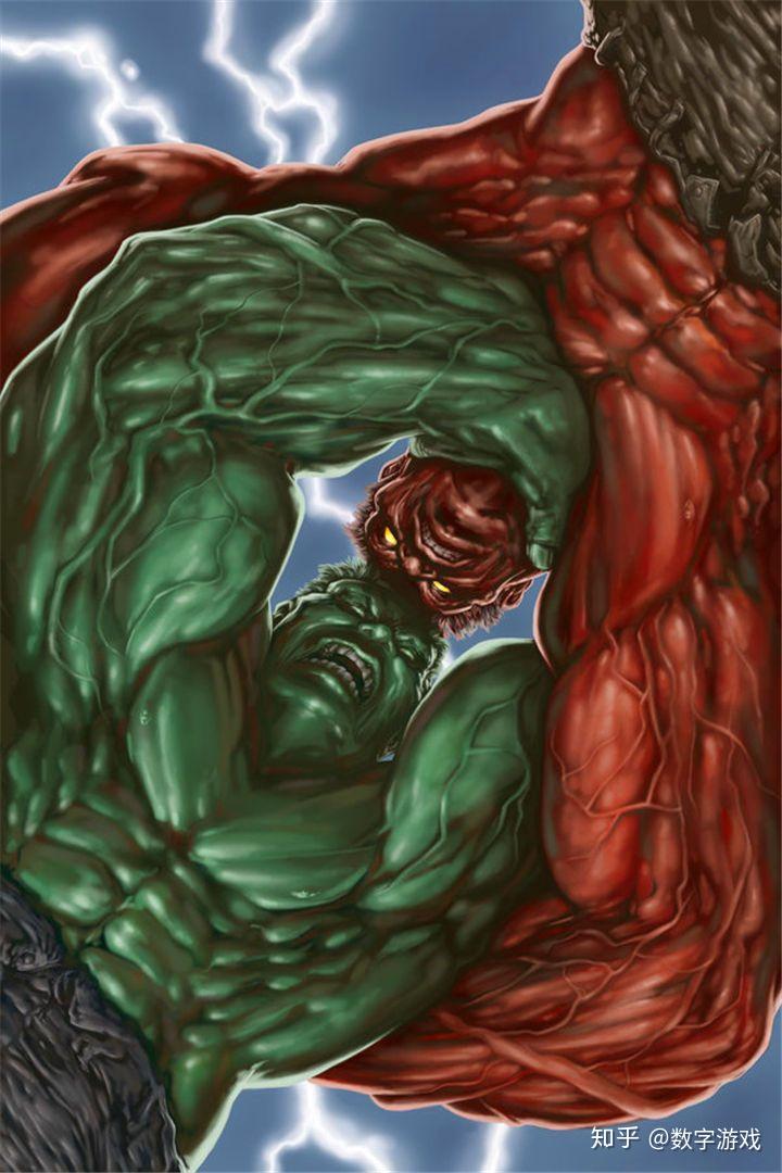 8张绿巨人和红巨人的合照两肌肉男之争