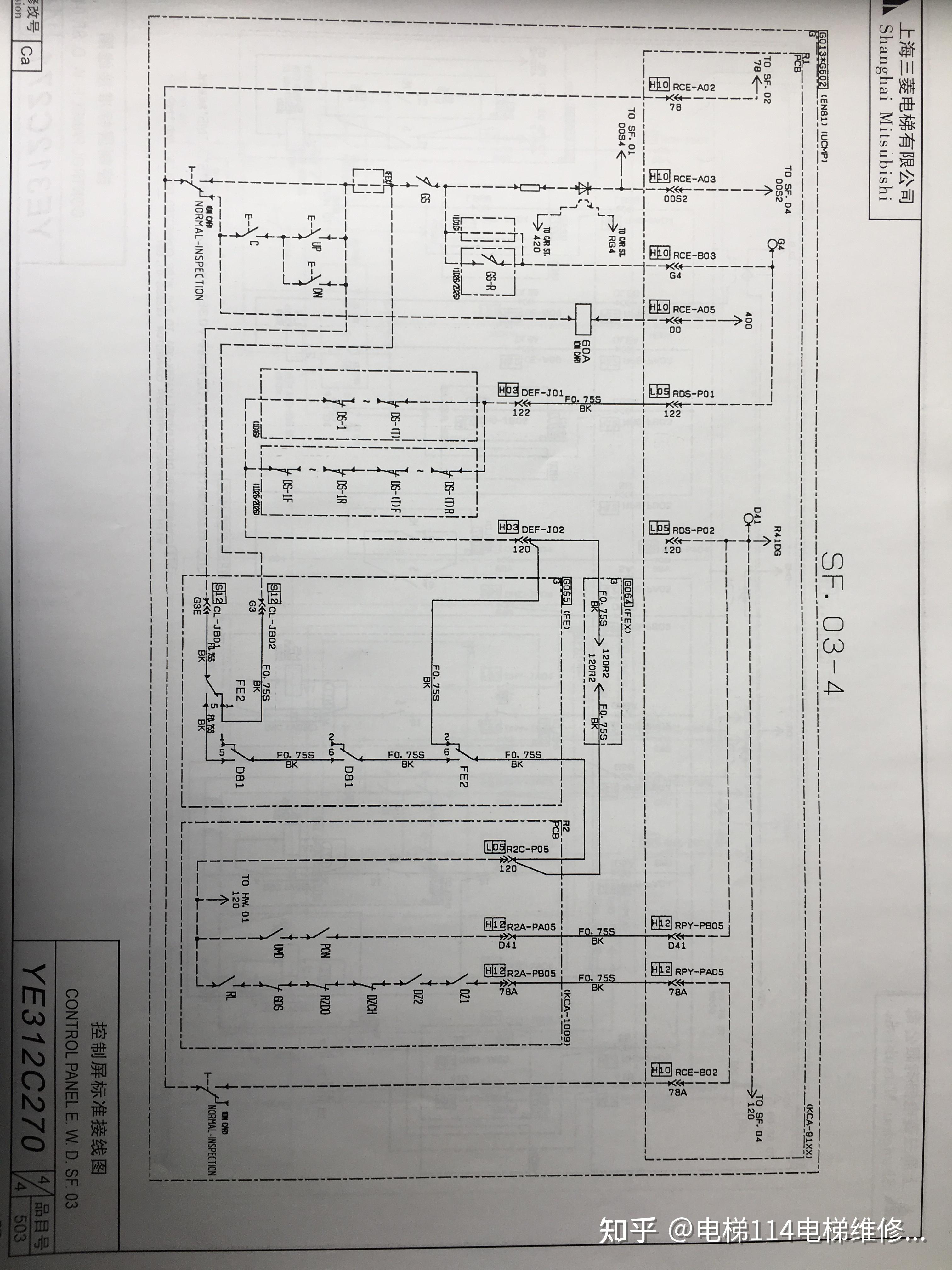 三菱elenessa电梯安全回路详解