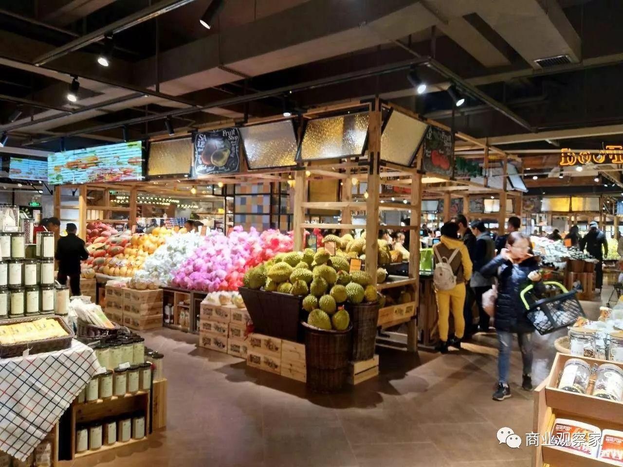 香江百货在三线城市开了1家新零售范的大卖场