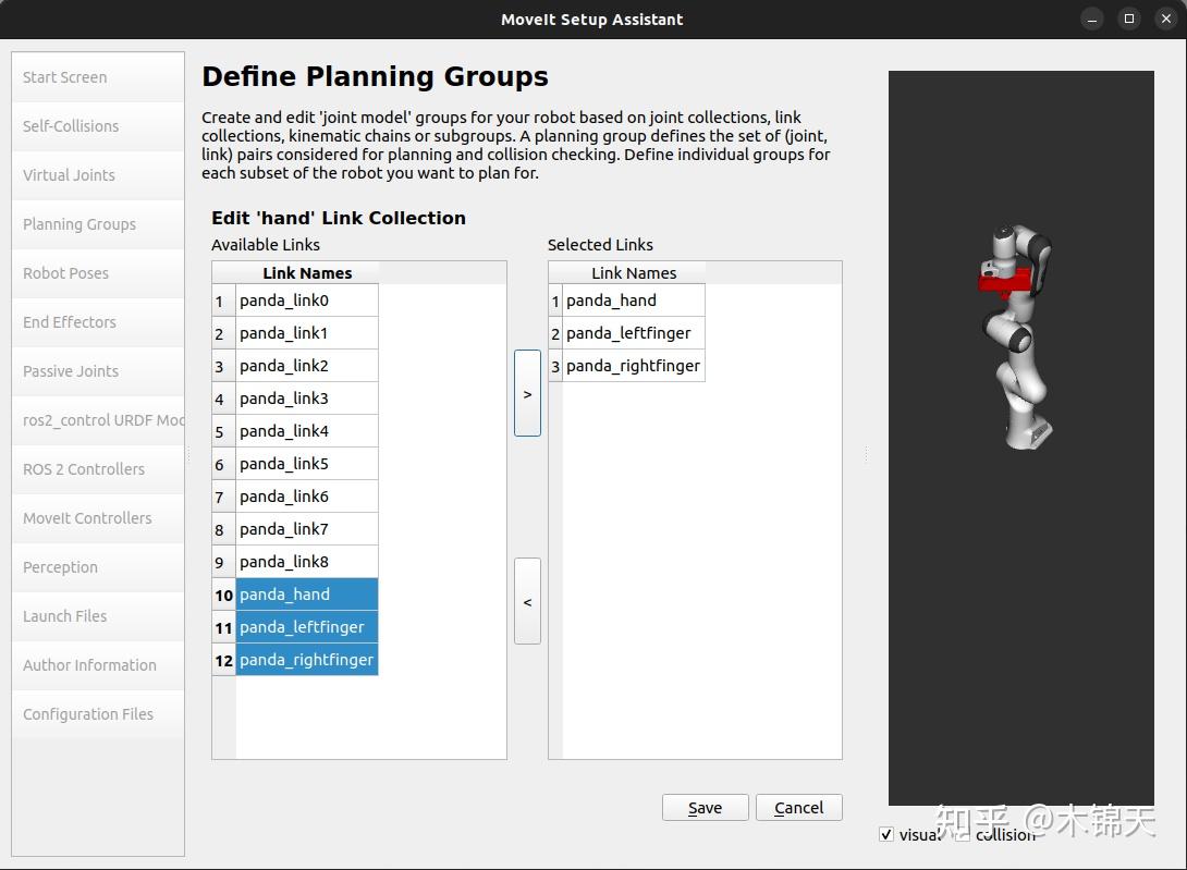 【ROS2 & MoveIt2】MoveIt 2 Examples - MoveIt Setup Assistant - 知乎