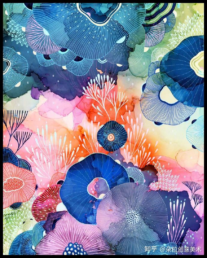 注:来自插画师 yellena james,内容仅作为分享欣赏.