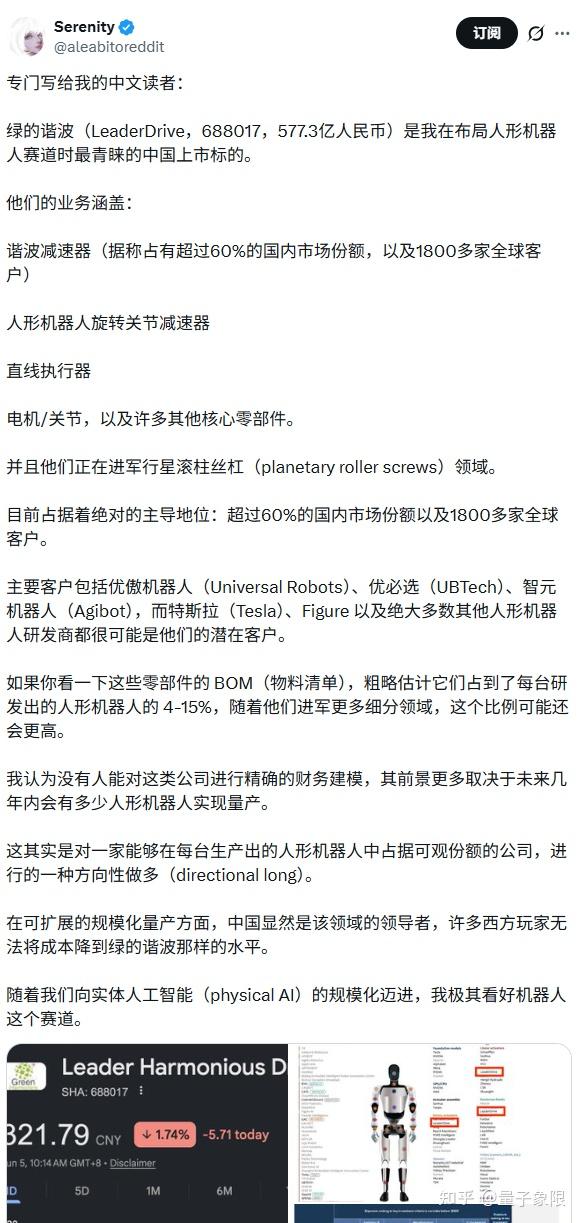 白毛股神Serenity：寻找产业链中的瓶颈点！