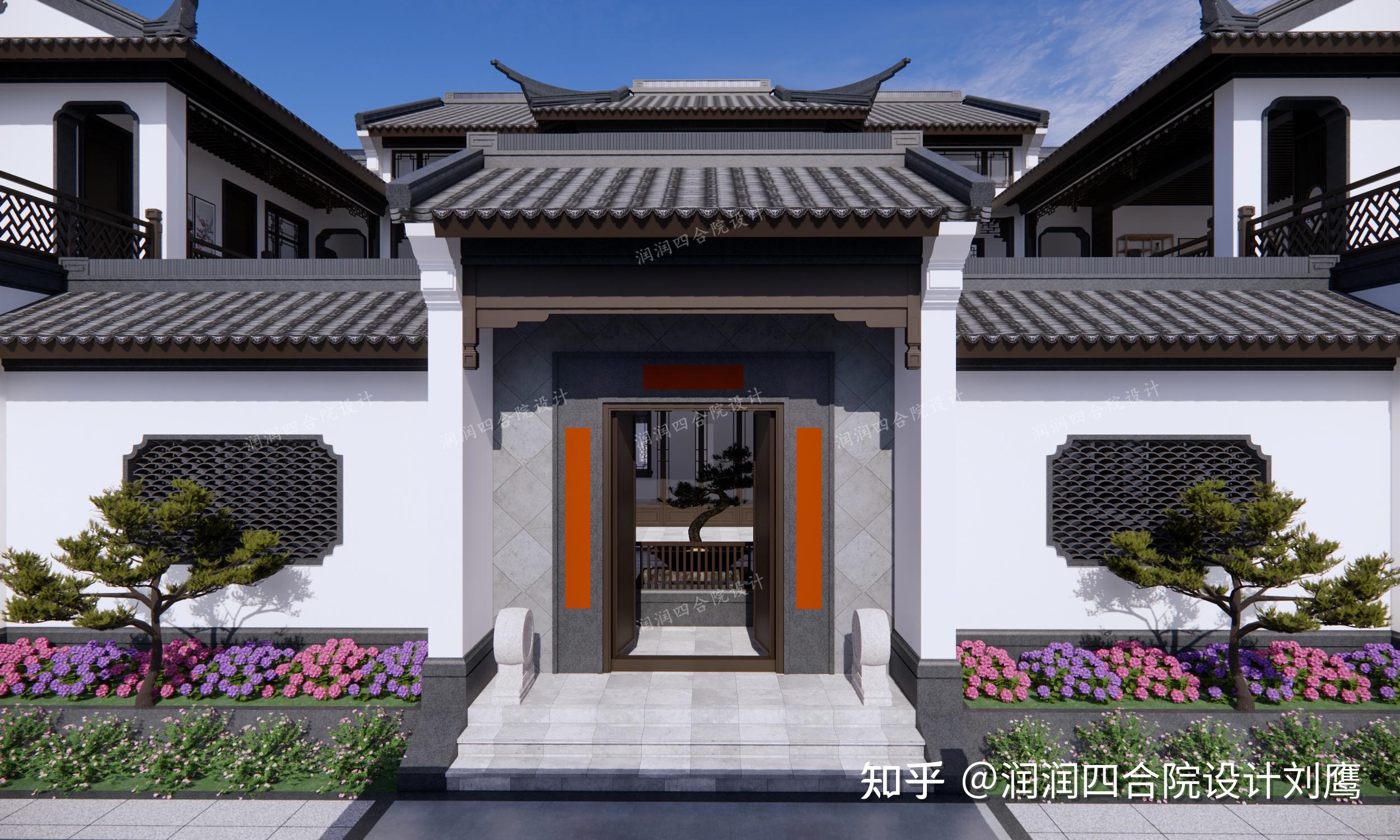润润四合院设计刘鹰:四川两层苏式四合院祖宅25×18.5,游花园,享田园生活 - 知乎