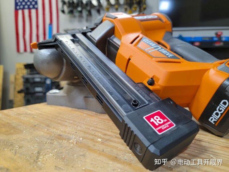 加码里奇ridgid新款18v电动码钉枪赏析
