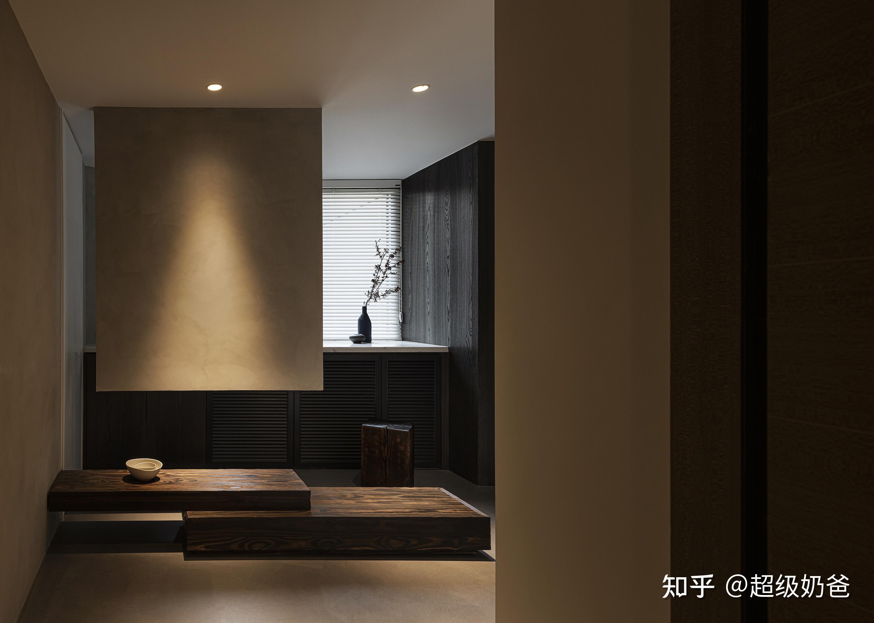 159㎡侘寂简约风,舍一室改开放休闲区 衣帽间,细腻光影太"加分"!