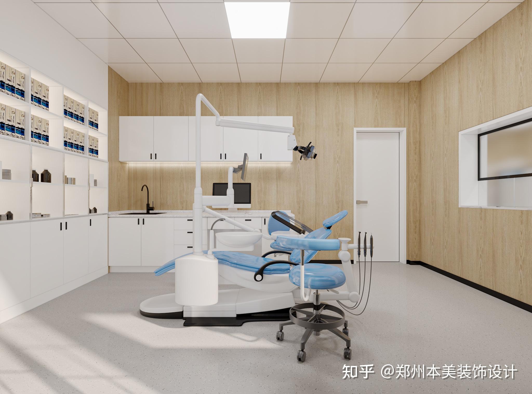郑州口腔诊所装修设计公司 | 200平口腔诊所装修设计效果图案例 - 知乎