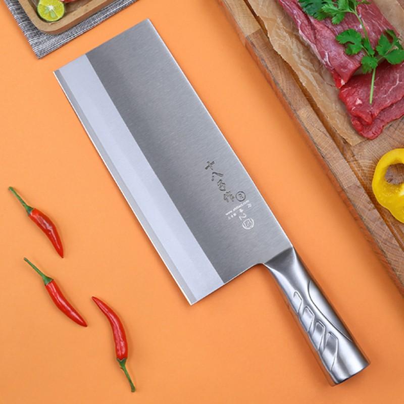 原价￥ 146 现价￥ 131 十八子作厨师专用刀专业中式厨刀菜刀三合钢名厨 