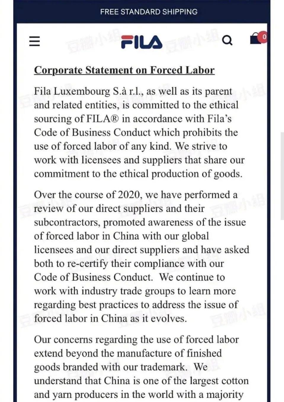adidas,gap,fila,new balance,zara,安德玛等品牌均发布声明抵制新疆