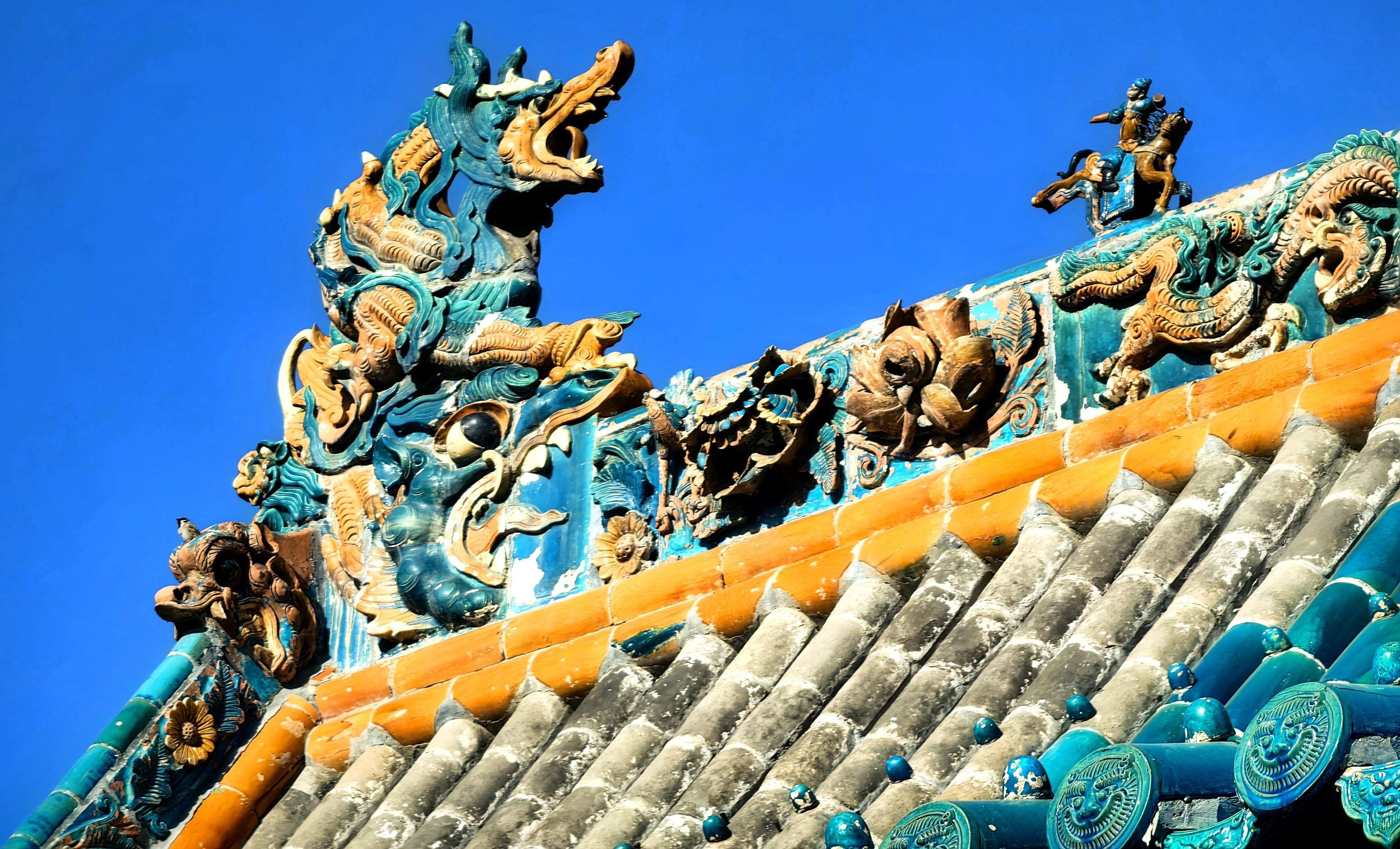 山西隰县小西天:悬塑绝唱,稀有国宝(1):寺院建筑,依山如船,慈航普渡