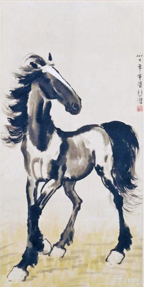 “中国当代四大画马巨匠”徐悲鸿、黄胄、刘勃舒、北鸿画作欣赏 - 知乎