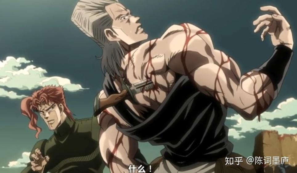 花京院&波波vs倒吊男