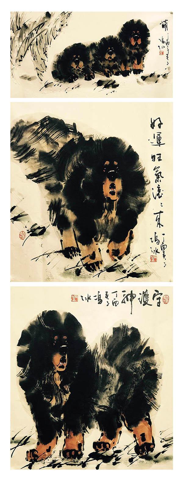 中国画獒第一人冯冰