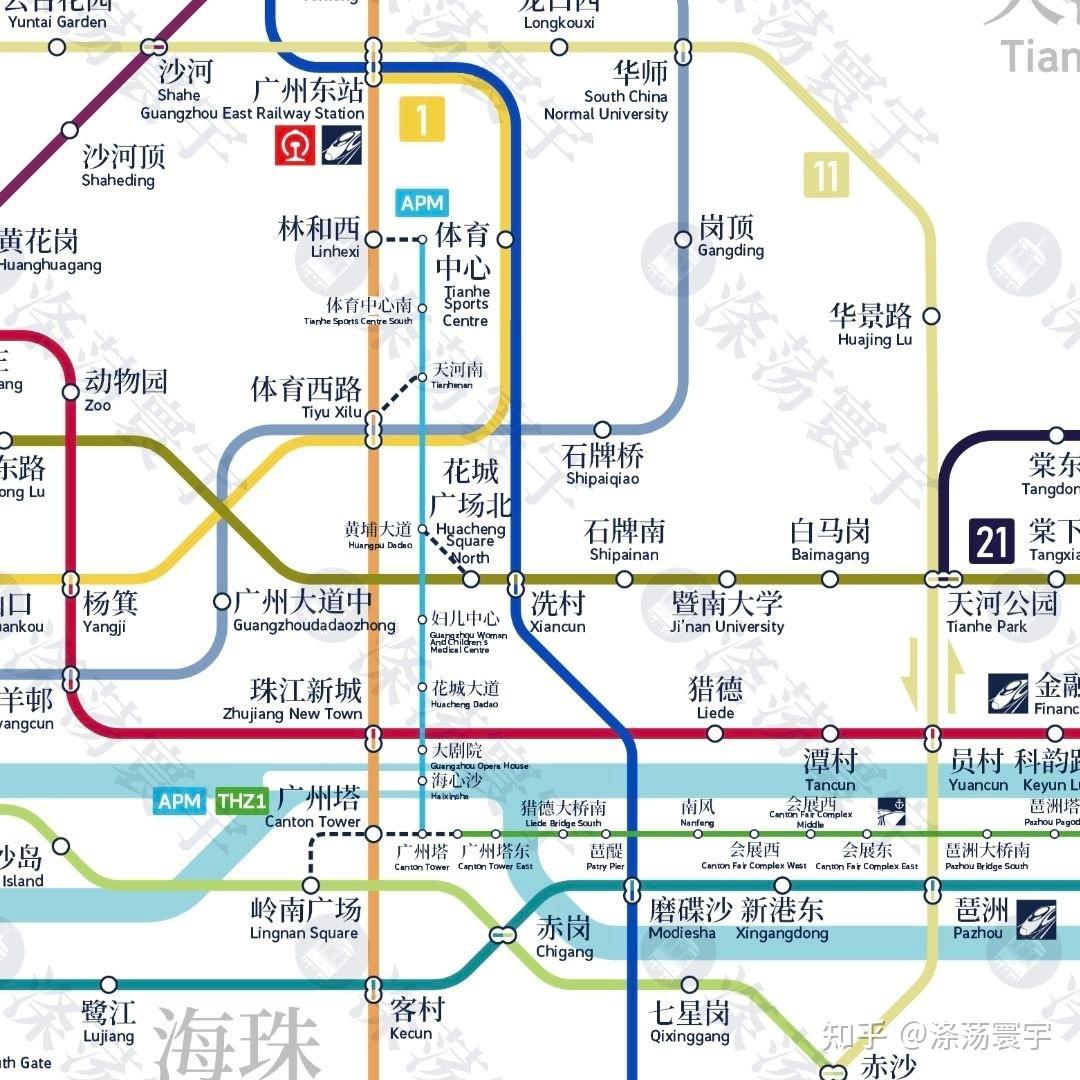 广州·佛山轨道交通2030规划图【港风】