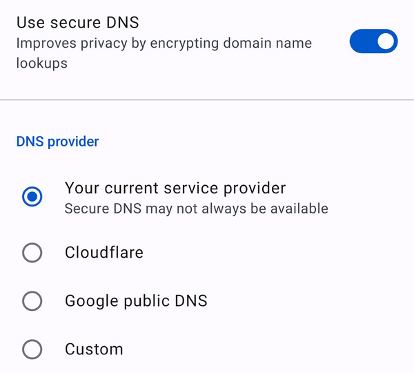  opera dns over https 