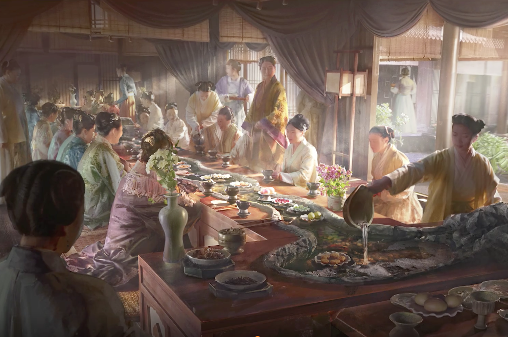 知否中的曲水流觞席惊艳到了我第27集我看了好几遍