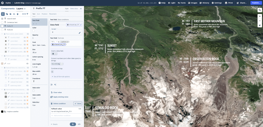 用 Mapbox Studio 实现 3D 立体感文字标签， 太酷了！ - 知乎