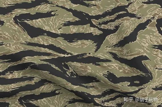 虎斑纹林地erdl经典时尚军事迷彩图解