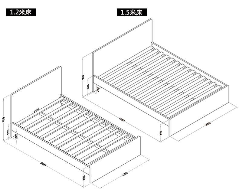 选了一款带靠背的床,放完床垫发现床背板没了!