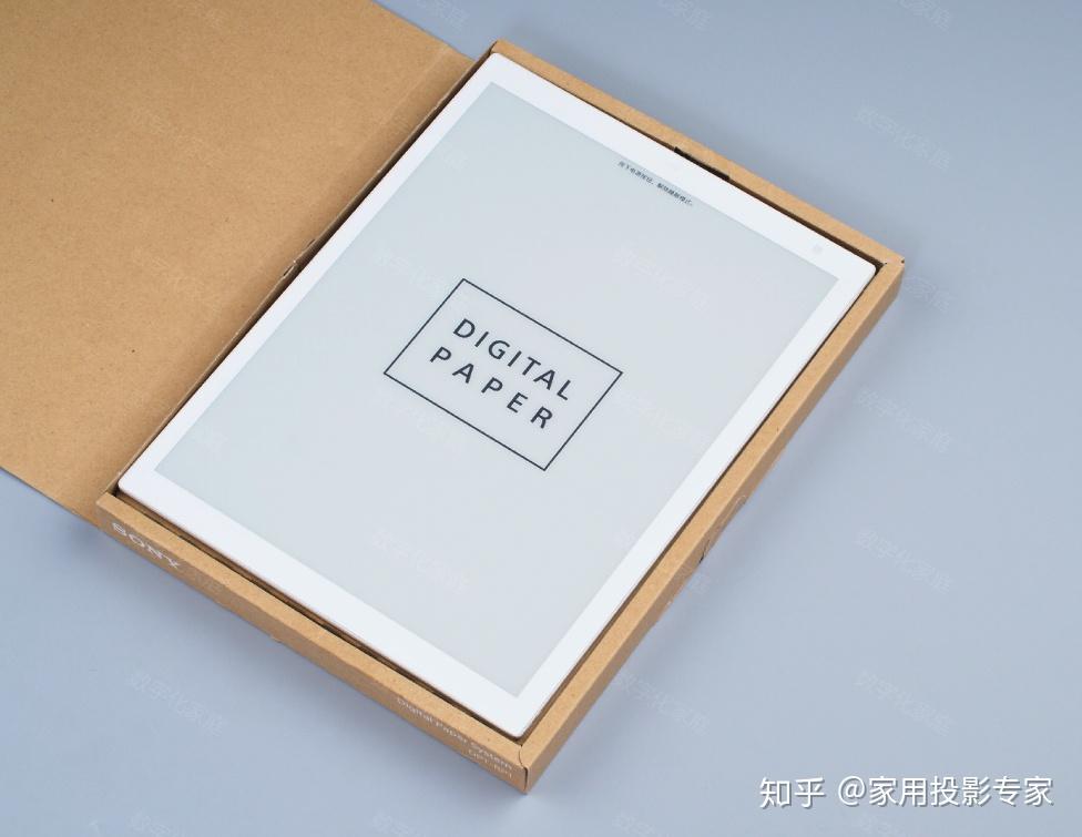 可以重复书写的纸索尼电子纸开箱初体验