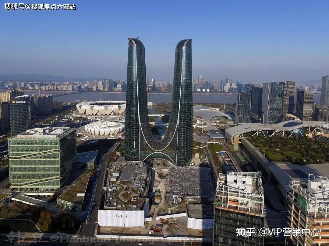 奥体核心·钱塘中轴的云端总部|杭州之门写字楼地标级310米双子塔定义萧山企业新高度! - 知乎