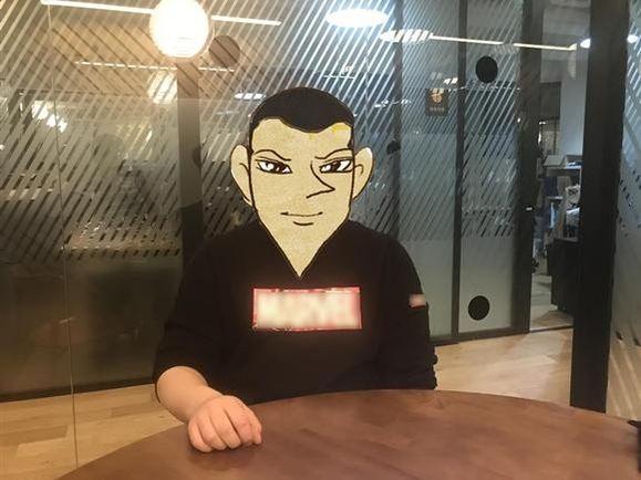 张鼻猪是一位朋友给他起的外号.