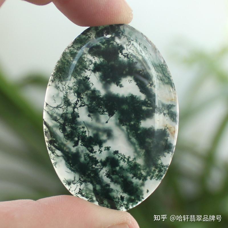水草玛瑙和飘花翡翠,二者神似,你分得清吗? - 知乎