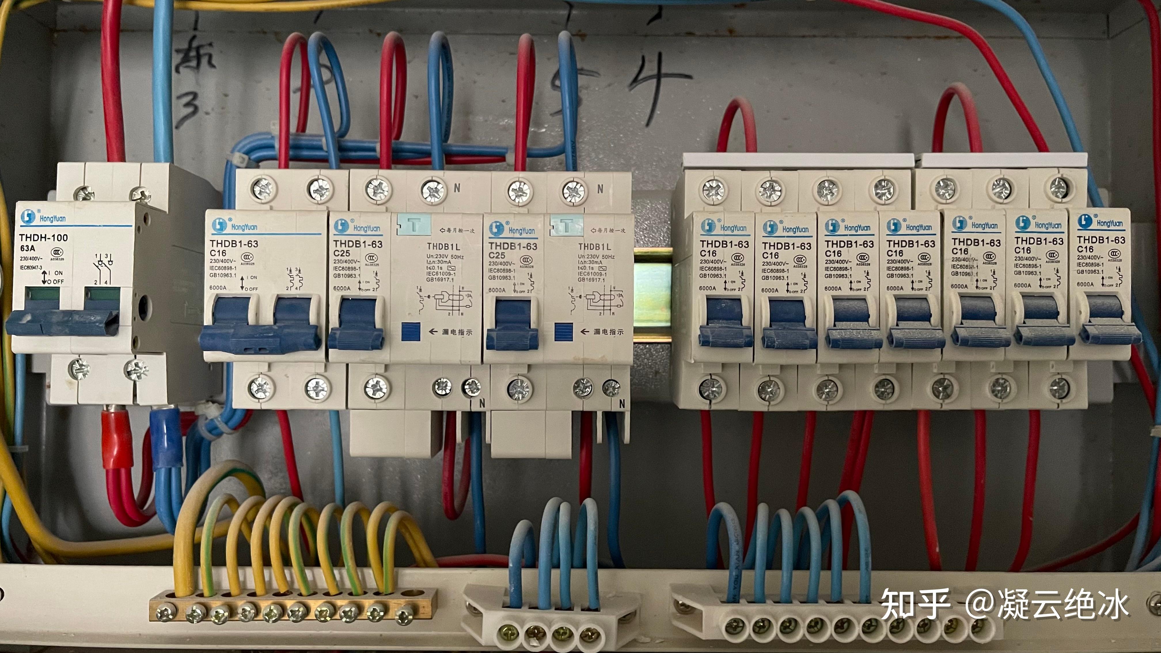 家庭强电箱和空气开关的问题