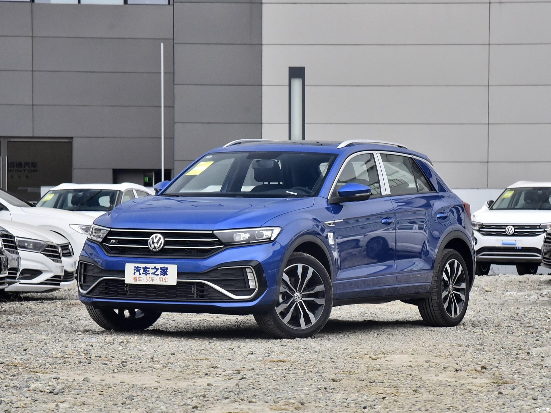 t-roc探歌可以说是目前造型最活泼的大众品牌suv了