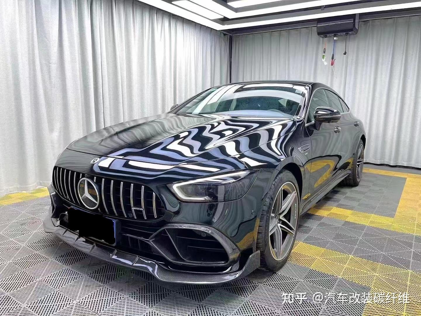 奔驰amggt50改装巴博斯碳纤维前唇后唇侧裙尾翼风口风刀尾喉