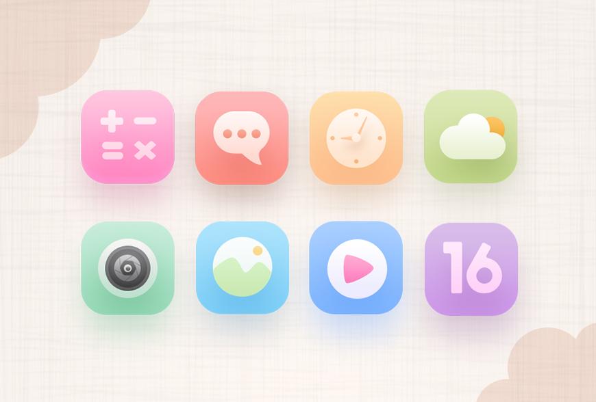 制作可爱手机app图标的ps教程