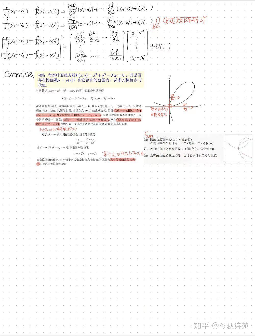 Ⅱ 数学分析笔记(五)-隐函数定理 - 知乎