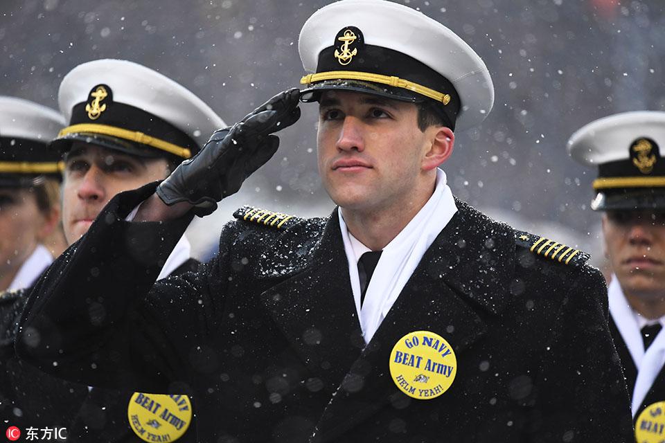 年12月9日,美国费城林肯金融体育场,第118届美国陆军和海军橄榄球赛