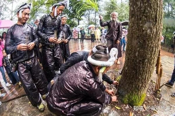 岜沙人天人合一的树葬文化
