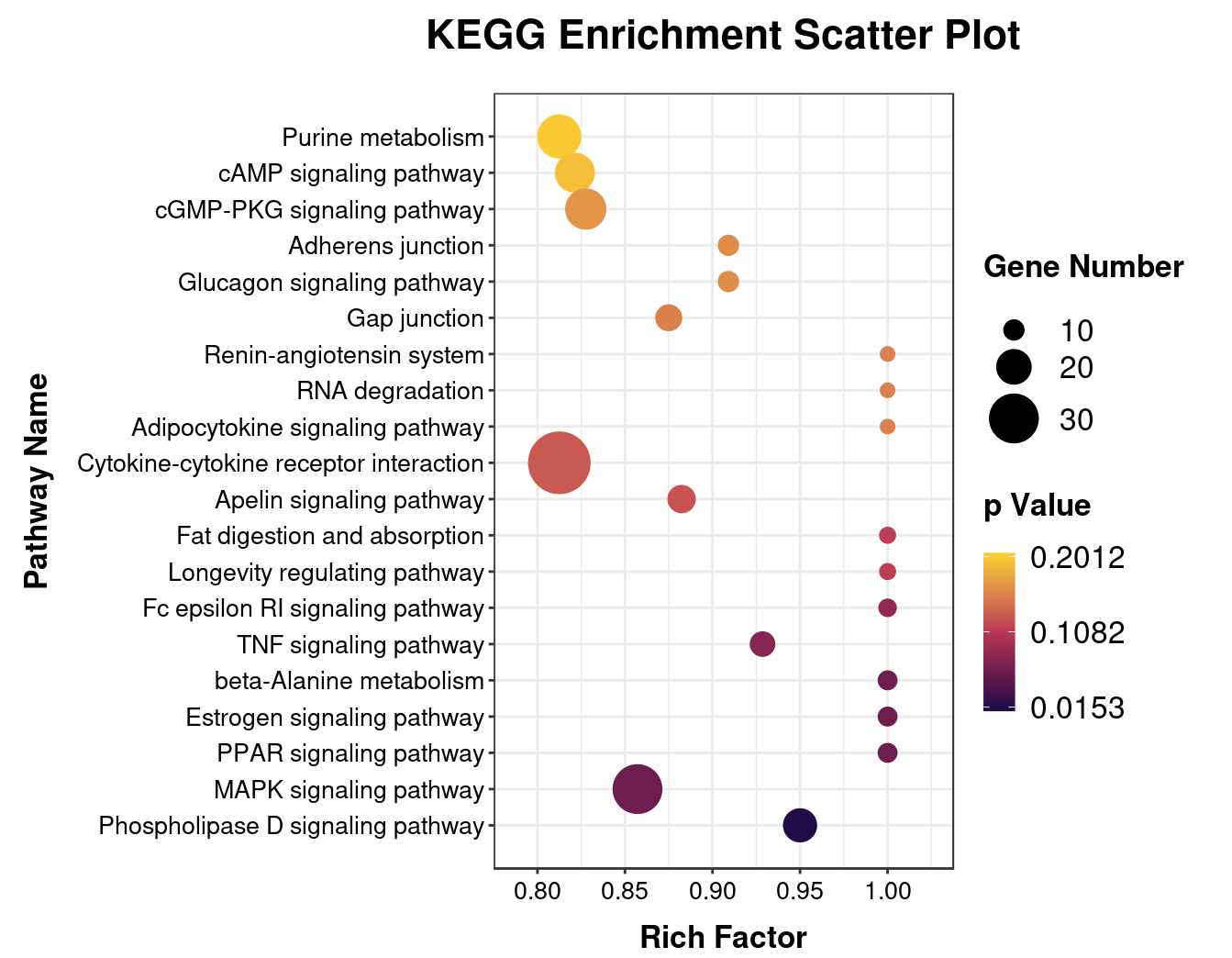 玩转GO和KEGG富集因子图的N种姿势： 3种数据处理（含在线筛选条目），3种排序方式，本地交互图片 - 知乎