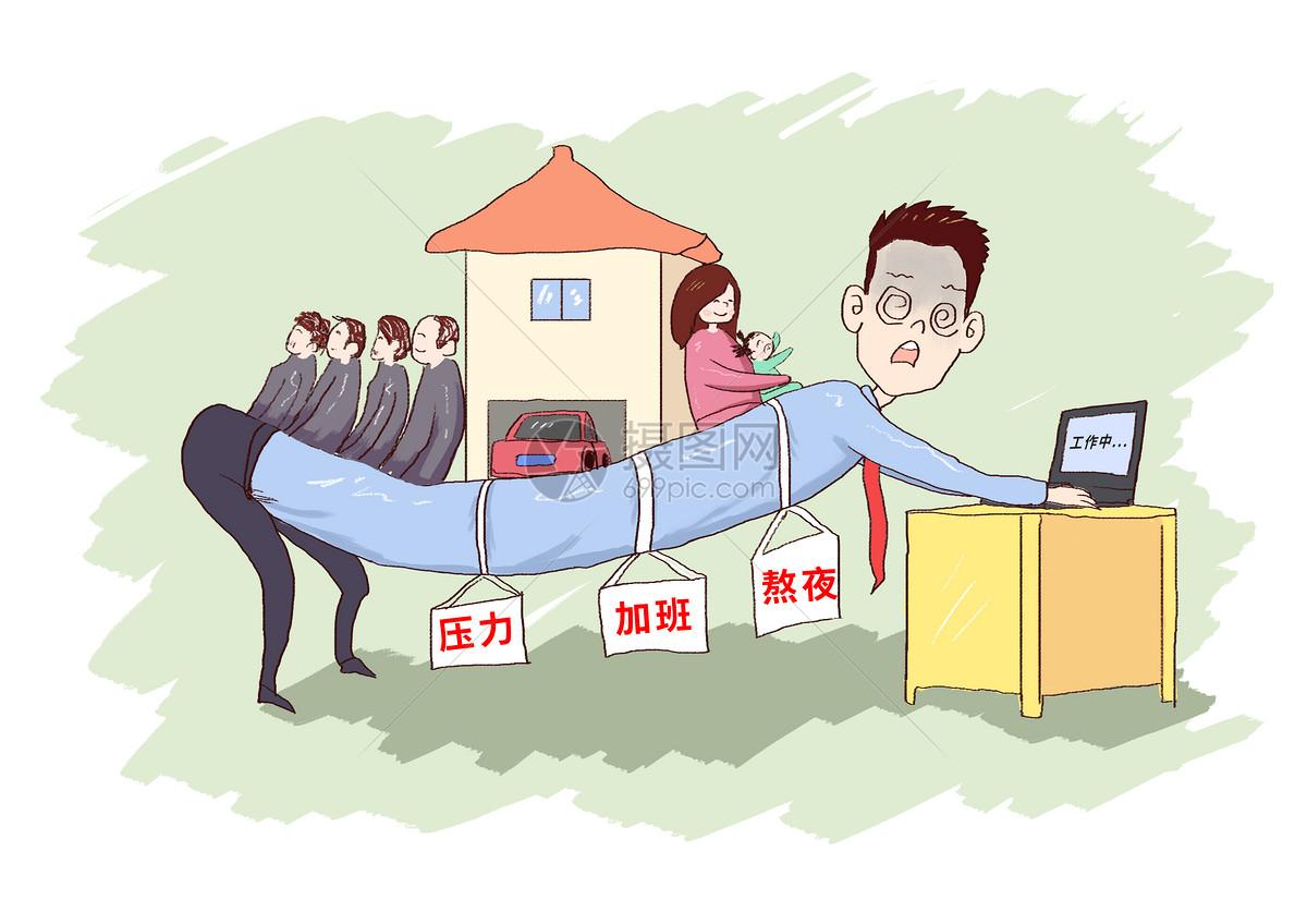 3,工作压力,加班方面