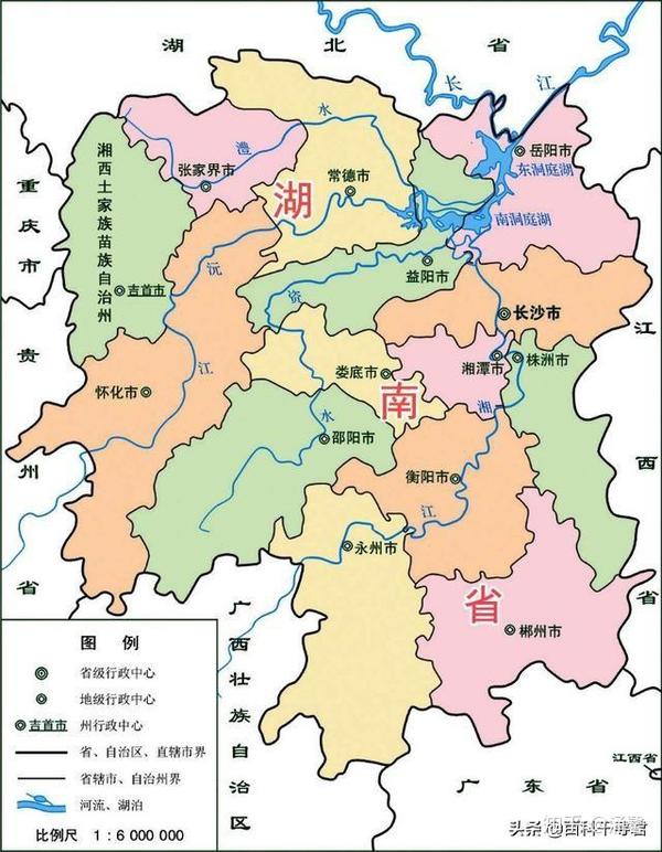 湖南省湖北省为什么不是以长江为界?也不是以洞庭湖为界?