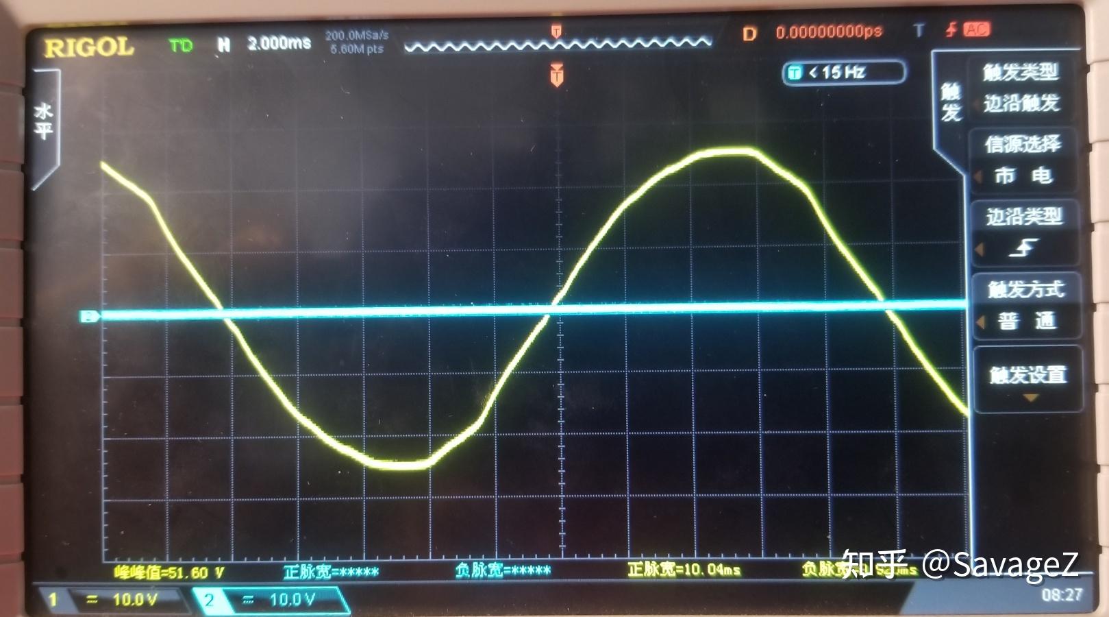 测量了下公司的供电谐波